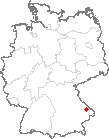 Karte Langdorf bei Regen